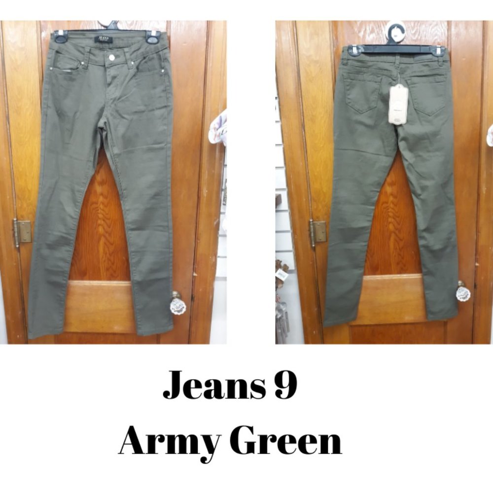 Army Green Jeans 9